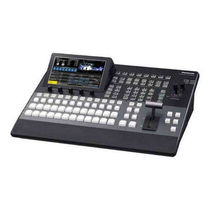 Panasonic AV-HS410 HD / SD Multi-Format Live Switcher, 7" Multi-Mode Color LCD, 800x480 Resolution, Primatte Chroma Key Panasonic