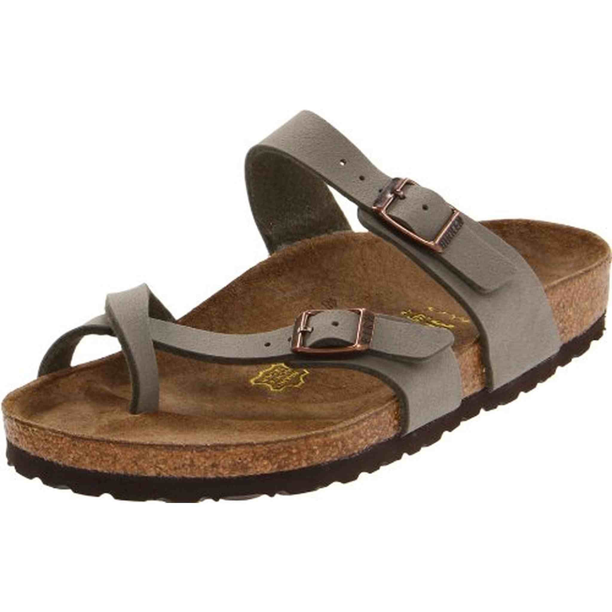 Birkenstock Women's Mayari Sandal, Stone, 37 R EU, 6-6.5 M US