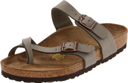 Birkenstock Women's Mayari Sandal, Stone, 37 R EU, 6-6.5 M US