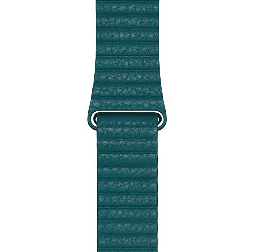 Apple Watch Leather Loop 44mm - Peacock - Medium