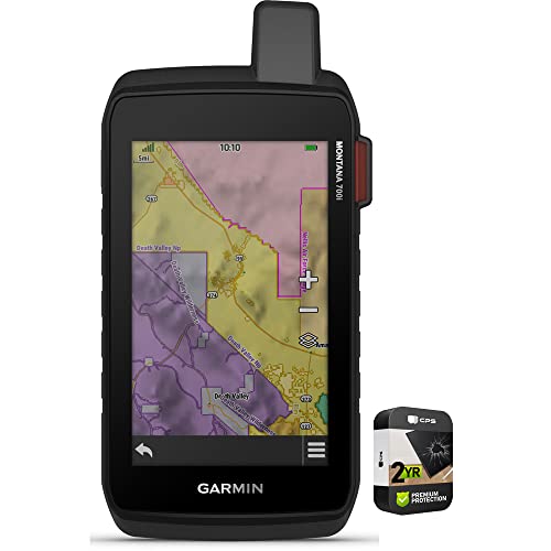 Garmin 010-02347-10 Montana 700i Rugged GPS Touchscreen Navigator with inReach Bundle with Premium 2 YR CPS Enhanced Protection Pack