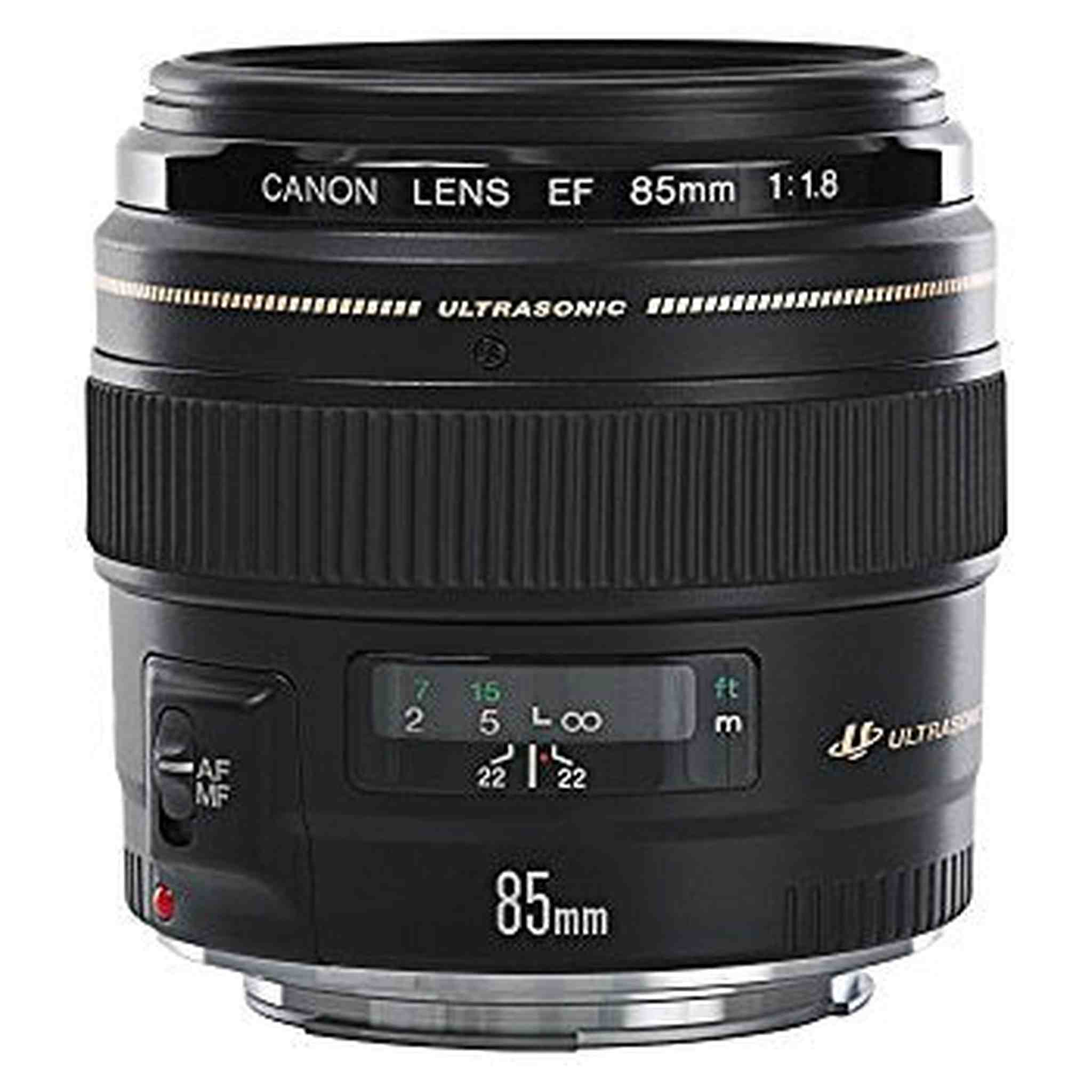 Canon EF 85mm f/1.8 USM Telephoto Lens - International Model - Canon
