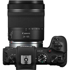 Canon EOS RP Full-Frame Mirrorless Interchangeable Lens Camera + RF24-105mm Lens F4-7.1 is STM Lens Kit- Compact and Lightweight for Traveling and Vlogging, Black 3380C132