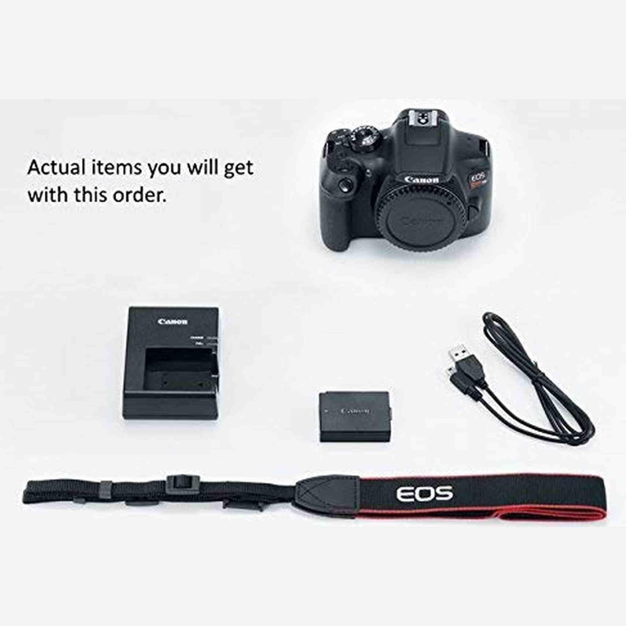 Canon EOS Rebel T6 DSLR Camera Body Only International Version No Warranty Canon