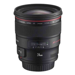 Canon EF 24mm f/1.4L II USM Wide Angle Lens - Fixed Renewed - Reconditioned Canon