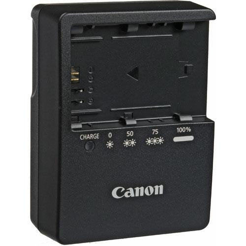 Original Genuine Canon LC-E6E Battery Charger JP Plug for EOS 5D Mark II 7D 60D Non-retail Packaging
