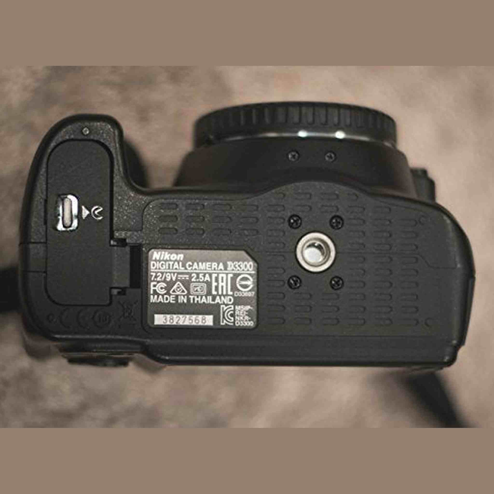 Nikon D3300 Digital SLR Camera Body Black - International Version No Warranty - Used Nikon