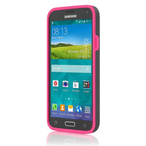 Incipio Stowaway for Samsung Galaxy S5 - Gray/Light Pink