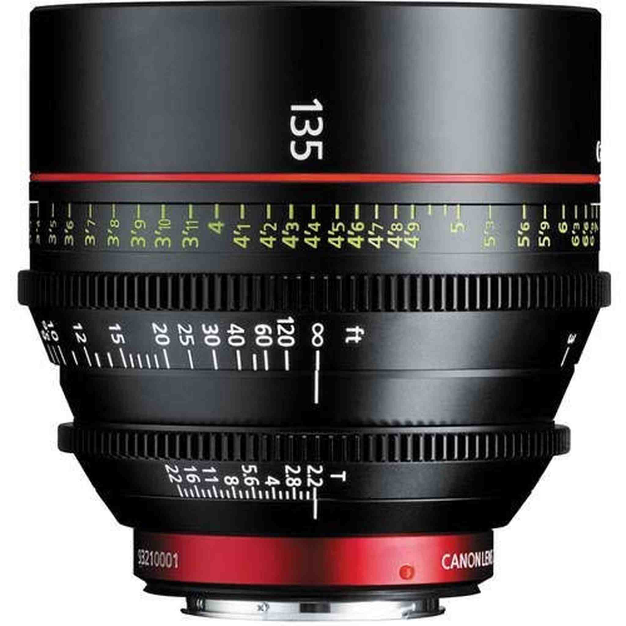 Canon CN-E 135mm T2.2 L F Cinema Prime Lens EF Mount Electronics - Used Canon