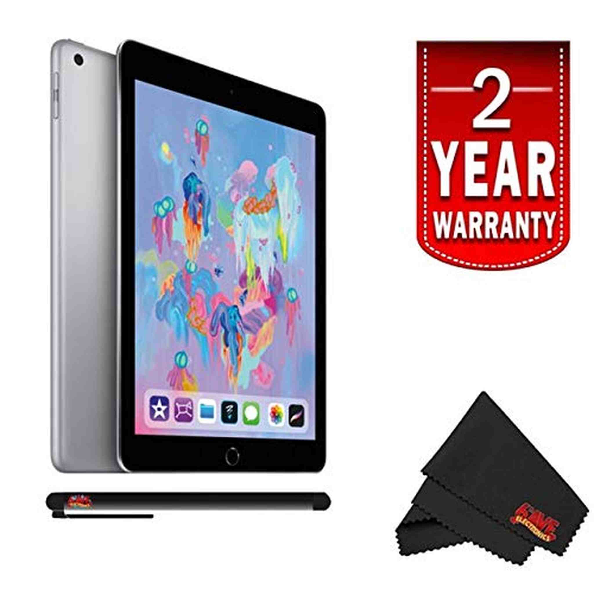 Apple 9.7" iPad Wi-Fi Cellular LTE 2018 Newest Model 32GB WiFi, Space Gray Apple