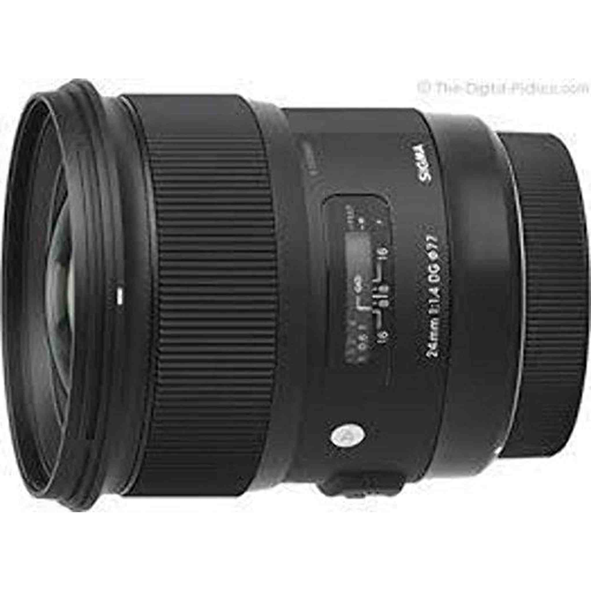 Sigma 24mm f/1.4 DG HSM A Wide-Angle-Prime Lens for Nikon F-Mount Cameras - International Version No Warranty Sigma
