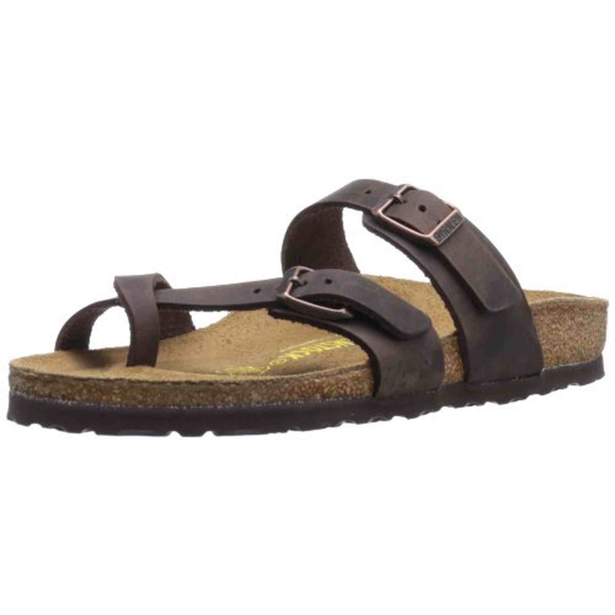 Birkenstock Women's Mayari Sandal,Habana Leather,38 EU/7-7.5 M US