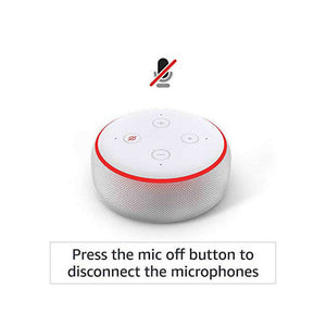 Echo Dot 3rd Gen - Smart speaker with Alexa - Heather Gray - Used Amazon