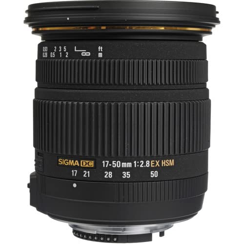 Sigma 17-50mm f/2.8 EX DC OS HSM Lens for Nikon F + Accessories