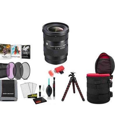 Sigma 16-28mm f/2.8 DG DN Contemporary Lens Sony E with Tripod and More