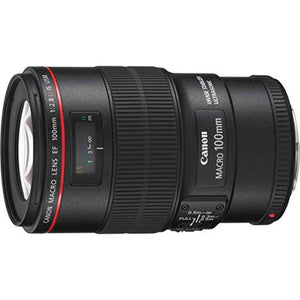 Canon EF 100mm f/2.8L IS USM Macro Lens for Canon Digital SLR Cameras - International Version No Warranty - Used Canon