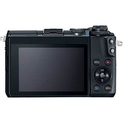Canon EOS M6 Mirrorless Digital Camera Body Only Black Pro Bundle - International Model