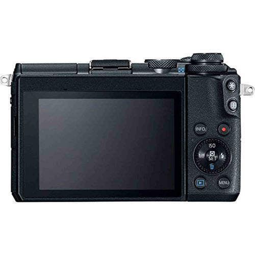 Canon EOS M6 Mirrorless Digital Camera Body Only Black Pro Bundle - International Model