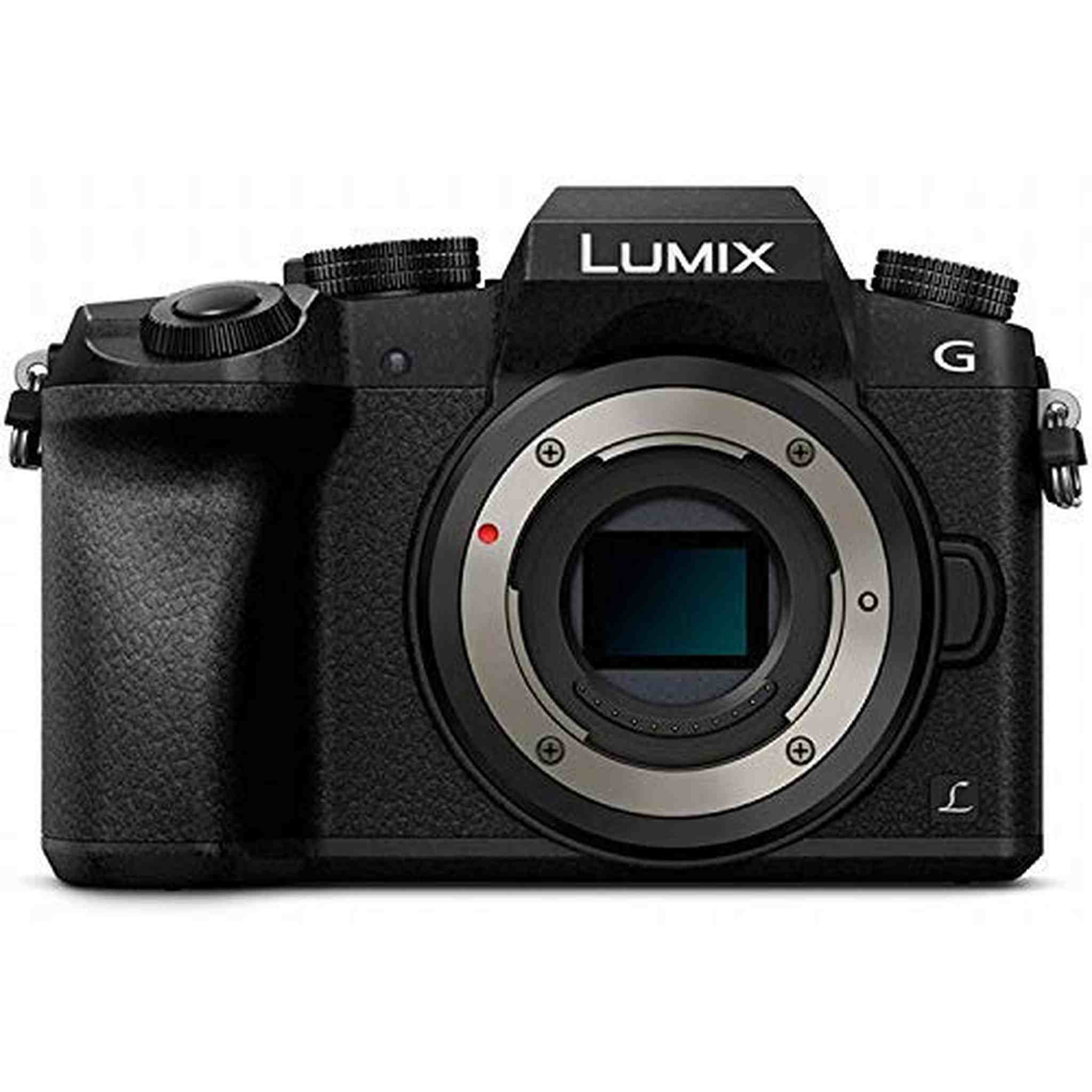 Panasonic Lumix DMC-G7 Mirrorless Micro Four Thirds Digital Camera Black Body Only - International Version No Warrant