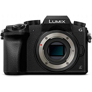 Panasonic Lumix DMC-G7 Mirrorless Micro Four Thirds Digital Camera Black Body Only - International Version No Warrant
