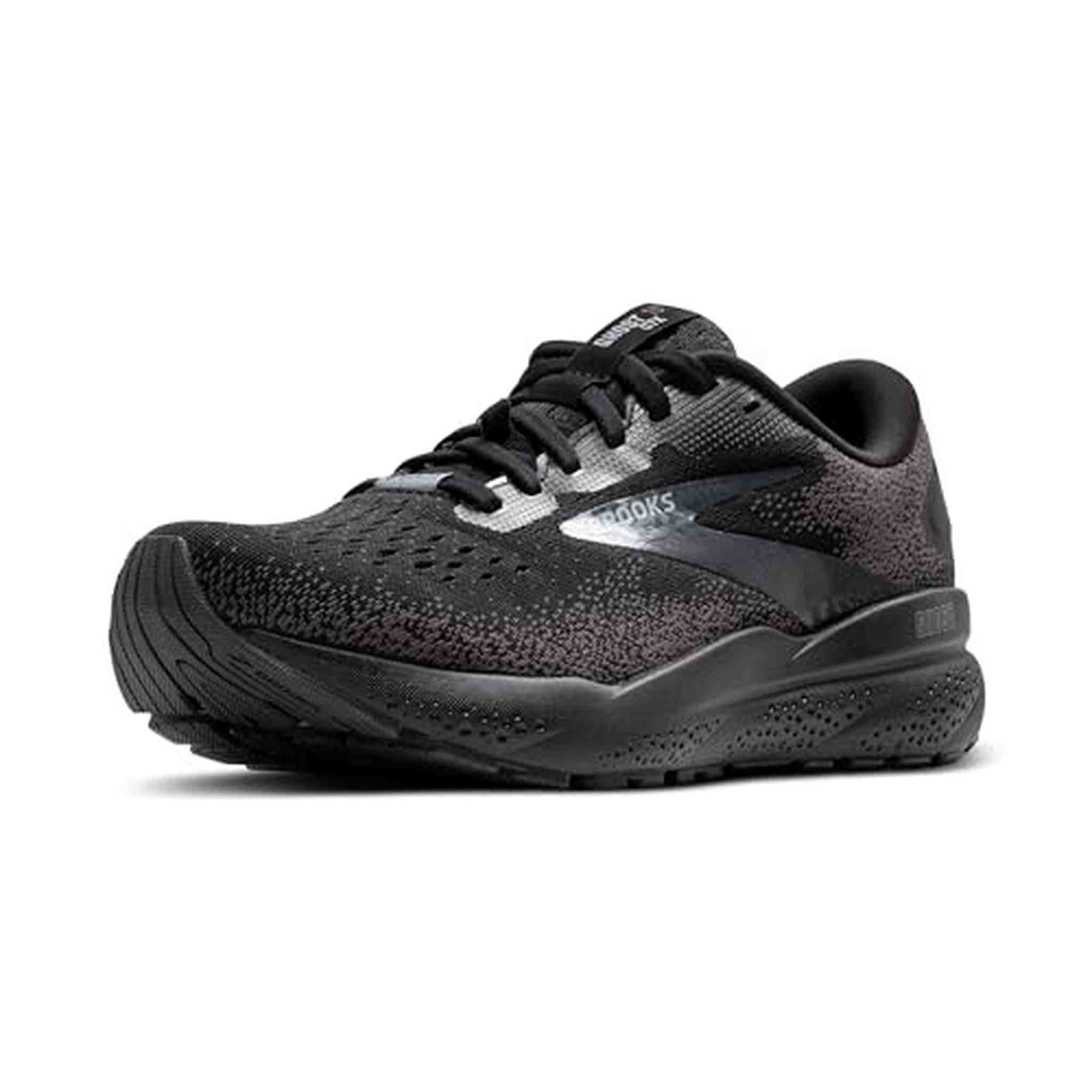 Brooks Men's Ghost 16 GTX Waterproof Neutral Running Shoe - Black/Black/Ebony - 8.5 Medium