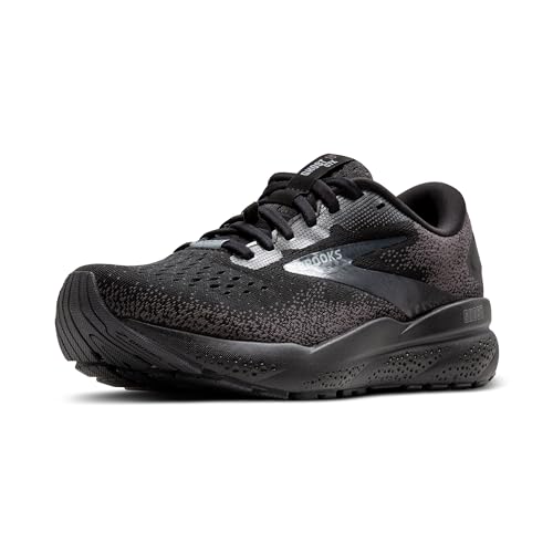 Brooks Men's Ghost 16 GTX Waterproof Neutral Running Shoe - Black/Black/Ebony - 8.5 Medium