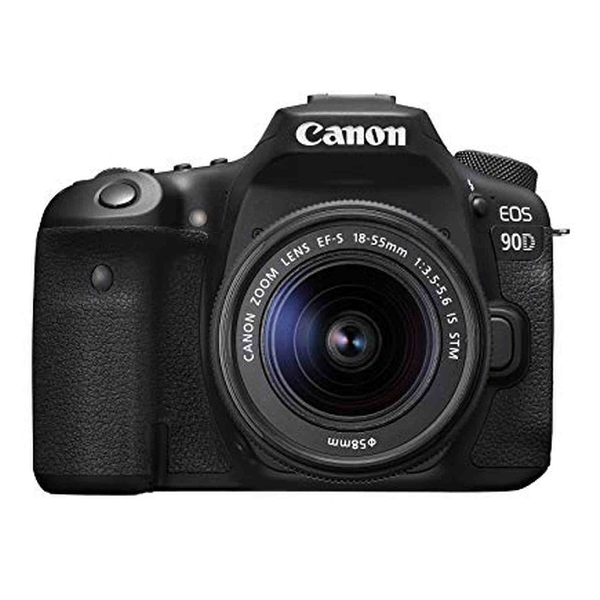 Canon EOS 90D 32.5MP Digital SLR Camera - Black Kit with 18-55mm f/3.5-5.6 IS - Refurbished - Like New Canon