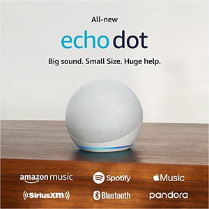 5-Pack Amazon Echo Dot 5th Gen, 2022 Release Glacier White with accessories