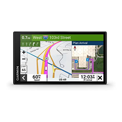 Garmin dēzl™ OTR610, Large, Easy-to-Read 6” GPS Truck Navigator, Custom Truck Routing, High-Resolution Birdseye Satellite Imagery, Directory of Truck & Trailer Services
