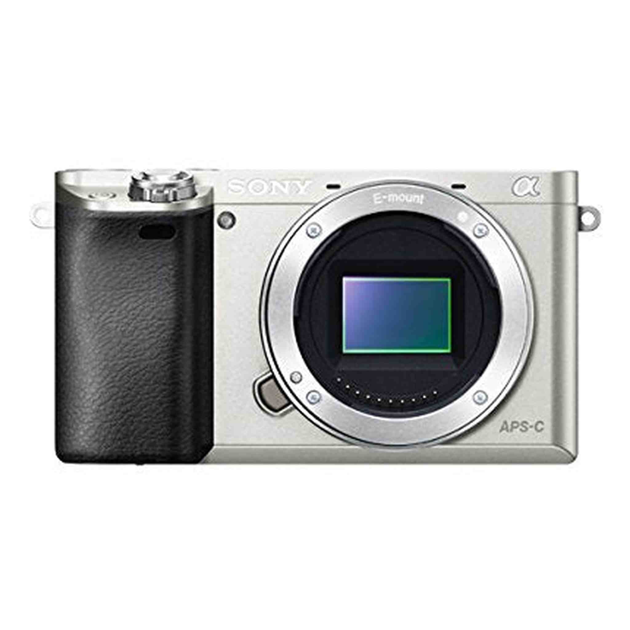 Sony Alpha a6000 Mirrorless Digital Camera - Body only Silver - International Version No Warranty