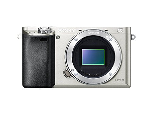 Sony Alpha a6000 Mirrorless Digital Camera - Body only (Silver) - International Version (No Warranty)