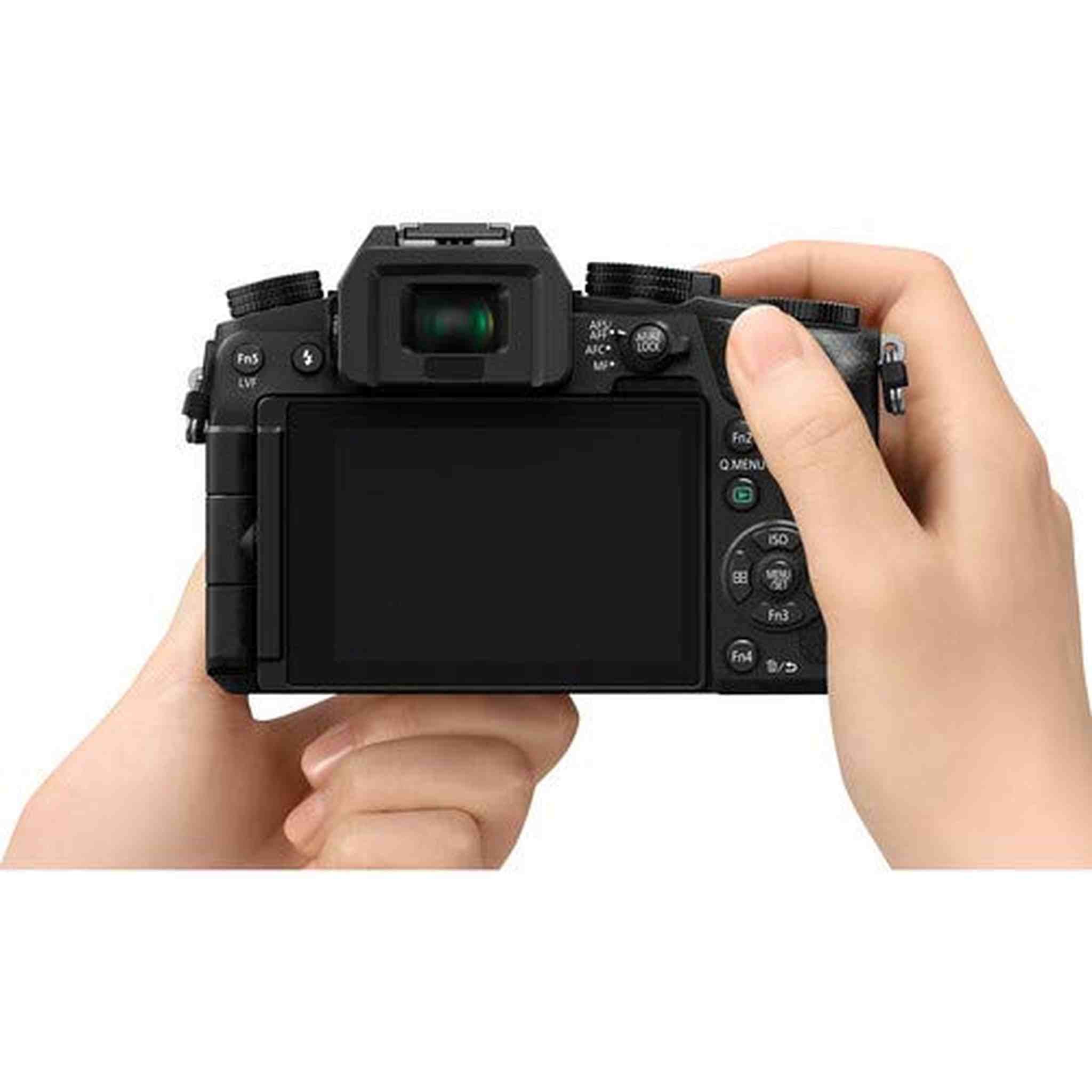 Panasonic Lumix DMC-G7 Mirrorless Micro Four Thirds Digital Camera Body Only Bundle with 64GB Memory Card + Replacemen