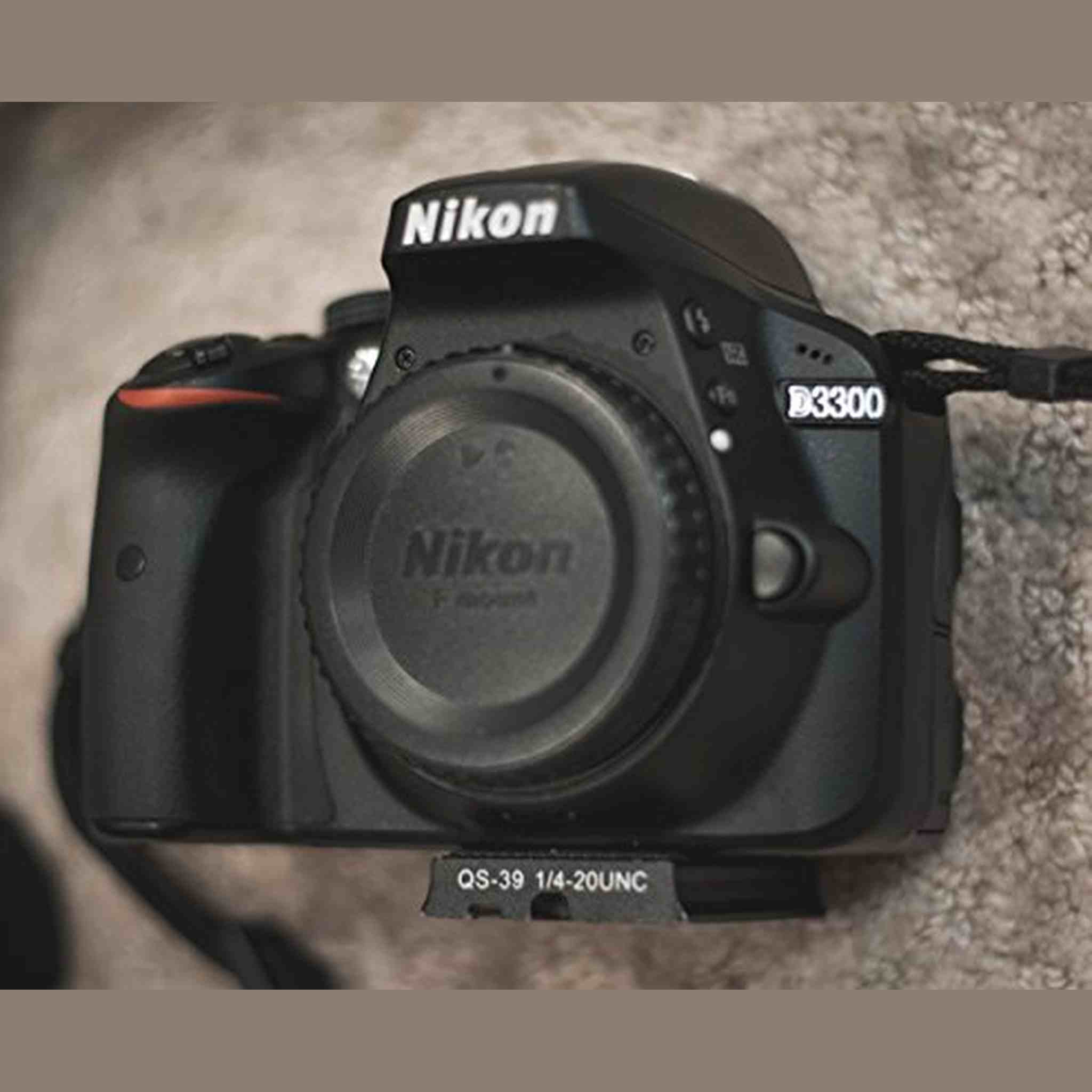 Nikon D3300 Digital SLR Camera Body Black - International Version No Warranty - Used Nikon