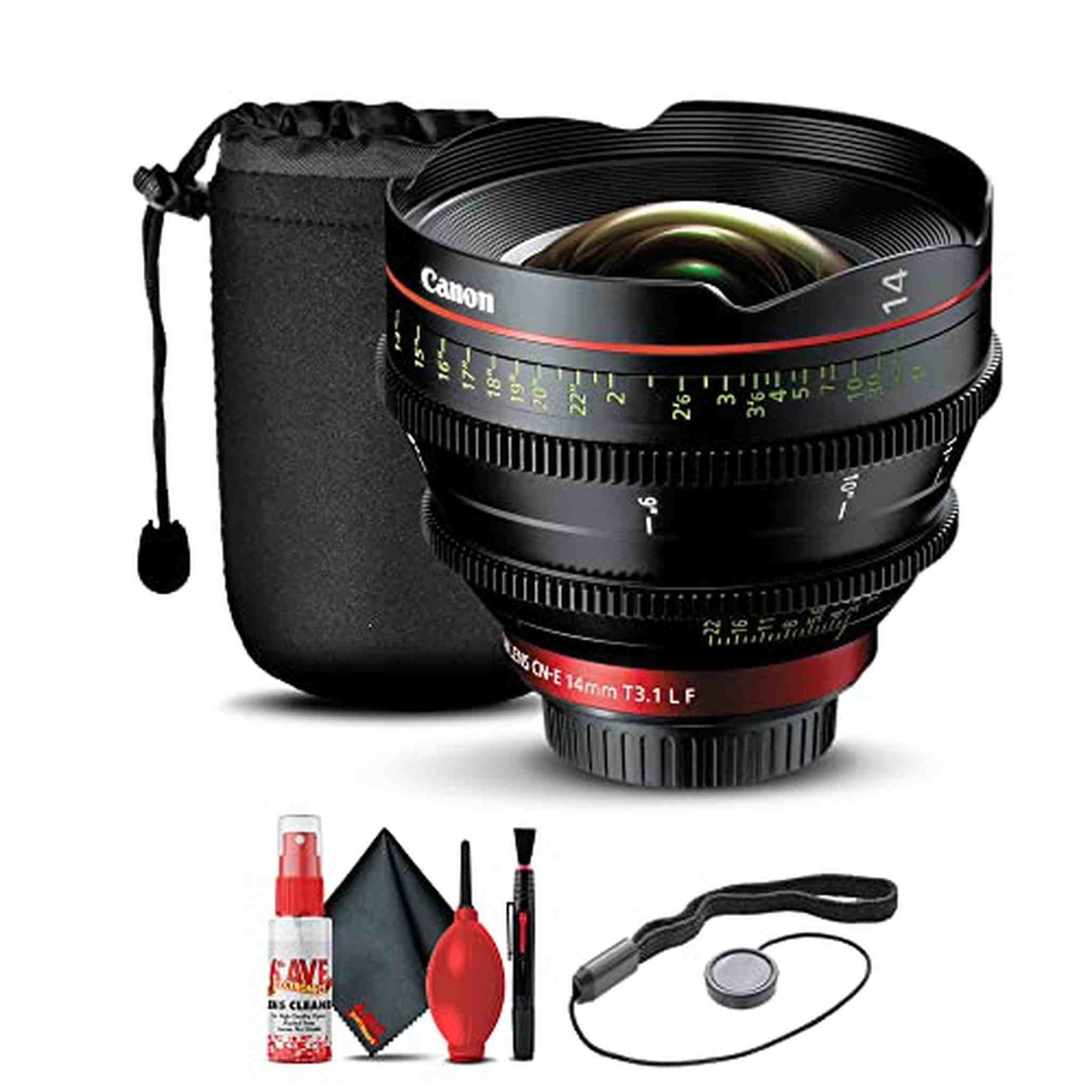 Canon CN-E 14mm T3.1 L F Cinema Prime Lens EF Mount 8325B001 + More - Reconditioned Canon