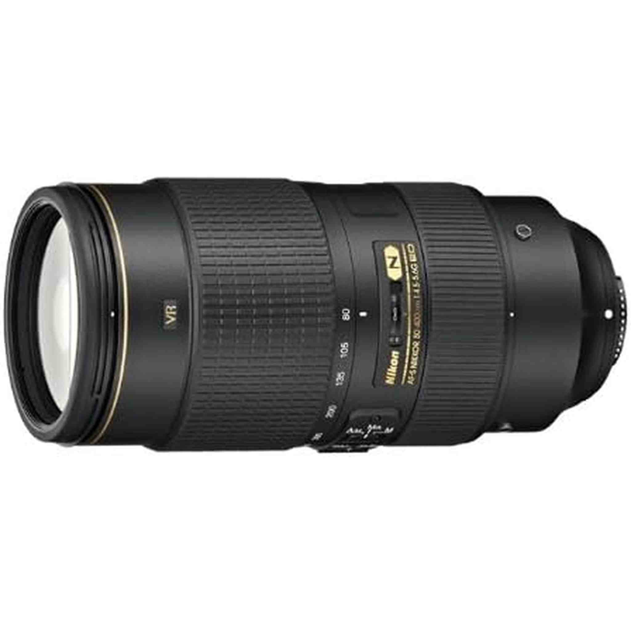 Nikon AF-S FX NIKKOR 80-400mm f.4.5-5.6G ED Vibration Reduction Zoom Lens with Auto Focus for Nikon DSLR Cameras International Version Nikon