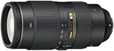Nikon AF-S FX NIKKOR 80-400mm f.4.5-5.6G ED Vibration Reduction Zoom Lens with Auto Focus for Nikon DSLR Cameras International Version
