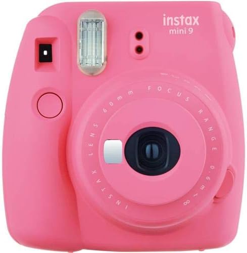 Fujifilm Instax Mini 9 Instant Film Camera Holiday Bundle - Flamingo Pink