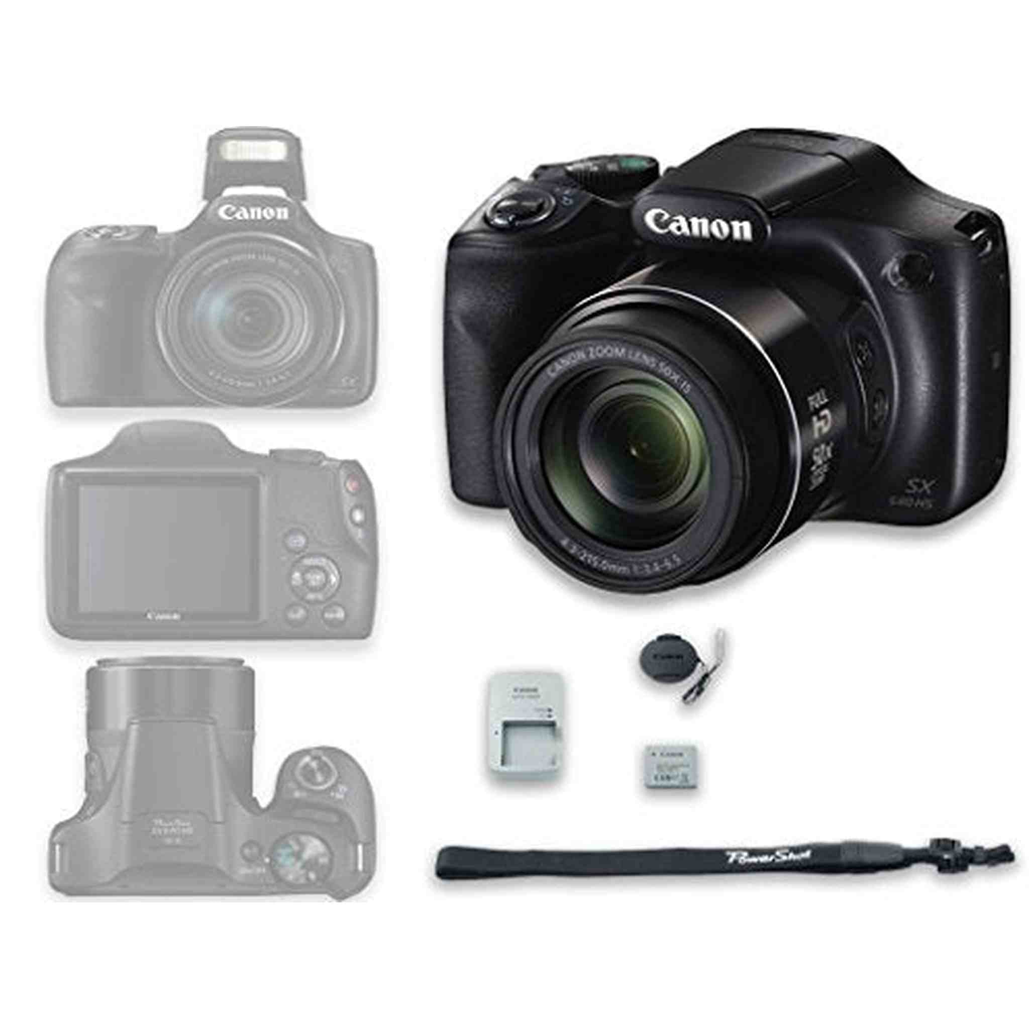 Canon PowerShot SX540 HS with 50x Optical Zoom and Built-In Wi-Fi - International Version Canon