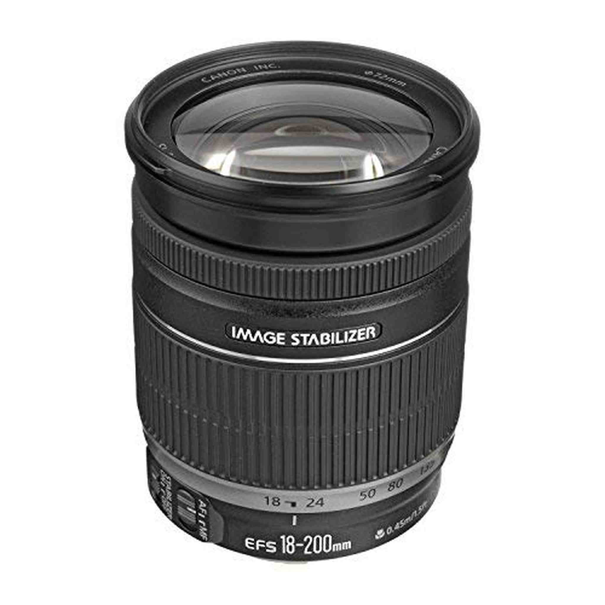 Canon EF-S 18-200mm f/3.5-5.6 IS Standard Zoom Lens for Canon DSLR Cameras Renewed - Reconditioned Canon