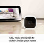 Blink Mini - Compact indoor plug-in smart security camera, 1080p HD video, night vision, motion detection, two-way audio, easy set up, Works with Alexa - 1 camera White