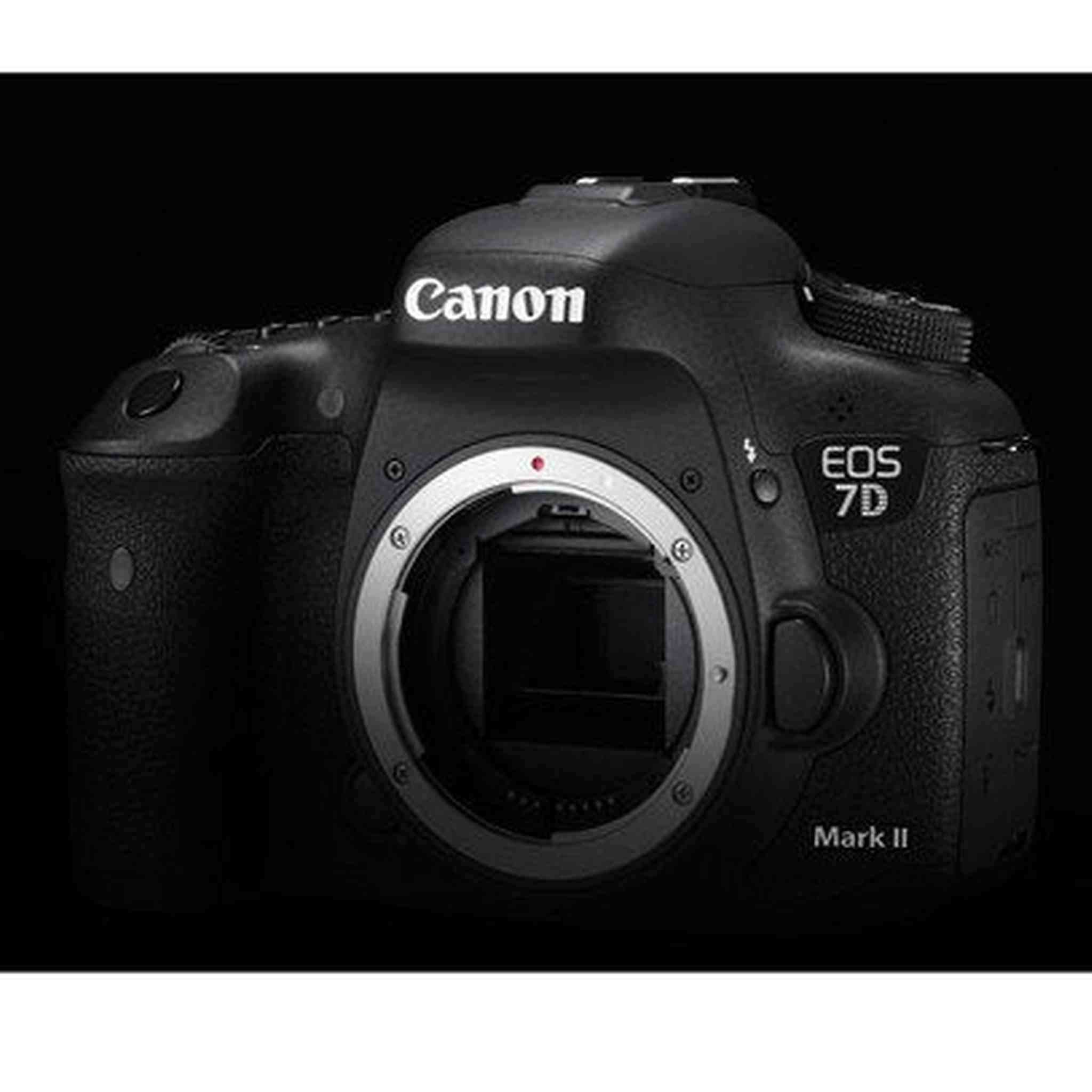 Canon EOS 7D Mark II DSLR Camera International Model 9128B002 W/Bag, Extra Battery, LED Light, Mic, Filters and More