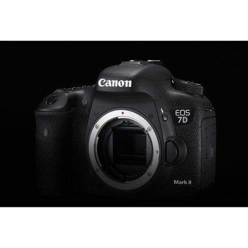 Canon EOS 7D Mark II DSLR Camera (International Model) (9128B002) W/Bag, Extra Battery, LED Light, Mic, Filters and More