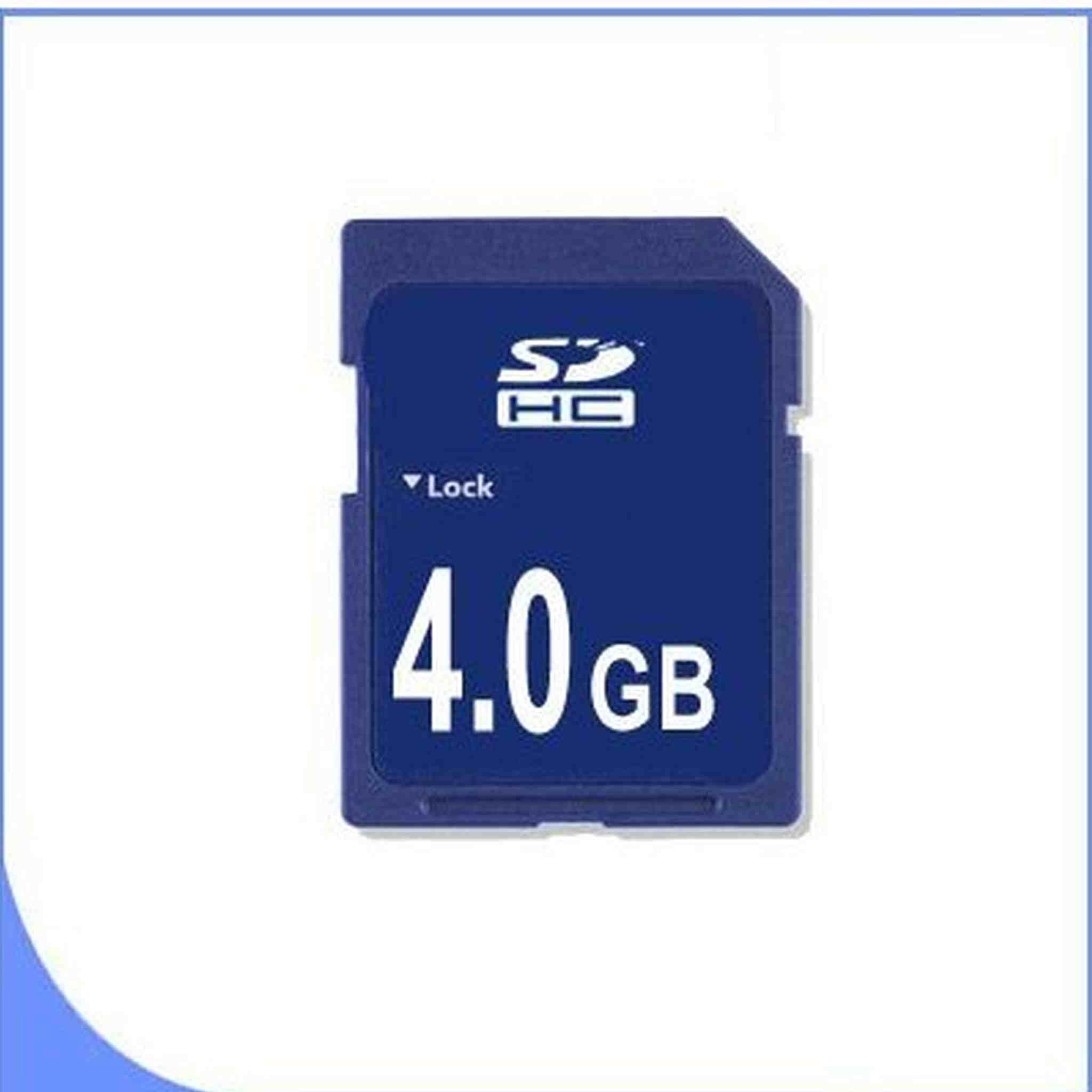 4GB SD/HC Secure Digital Memory Card + USB SD Card Reader for Creative Zen/Other SD Compatible MP3 Players - Accessory Bundle