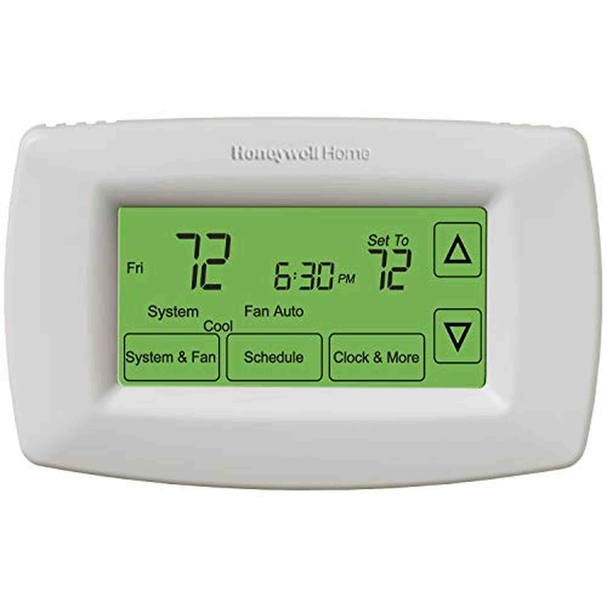 Honeywell Home RTH7600D 7-Day Programmable Touchscreen Thermostat, small, white, 1-pack - Used Honeywell