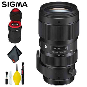 Sigma 50-100mm f/1.8 DC HSM Art Lens for Nikon F USA Deluxe Bundle