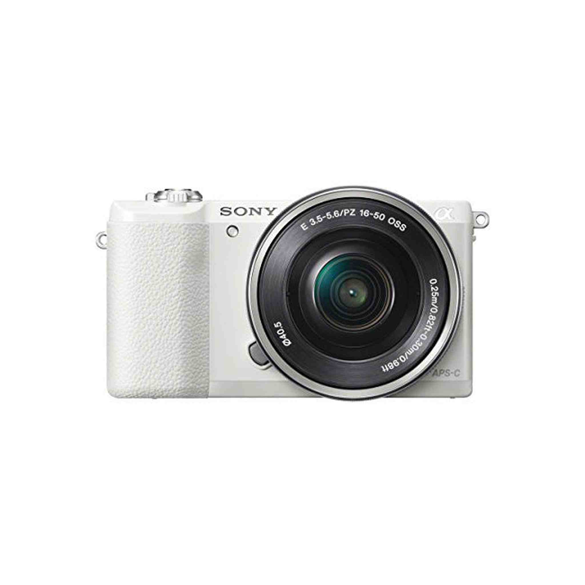 Sony a5100 16-50mm Mirrorless Digital Camera with 3-Inch Flip Up LCD White Renewed - Reconditioned