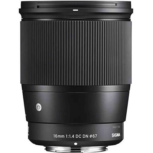Sigma 16mm f/1.4 DC DN Contemporary Lens for Sony E + Accessories