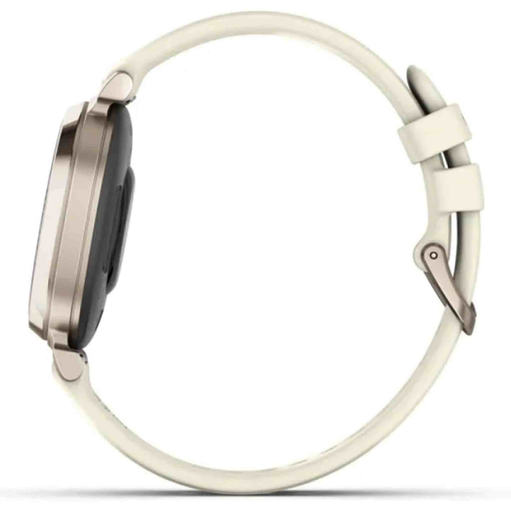 Garmin Lily 2, Small and Stylish Smartwatch, Hidden Display, Patterned Lens, Up to 5 Days Battery Life, Coconut
