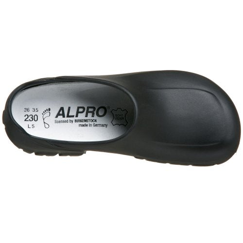 Alpro A630 Clog,Black w/o Steeltoe,39 Medium EU