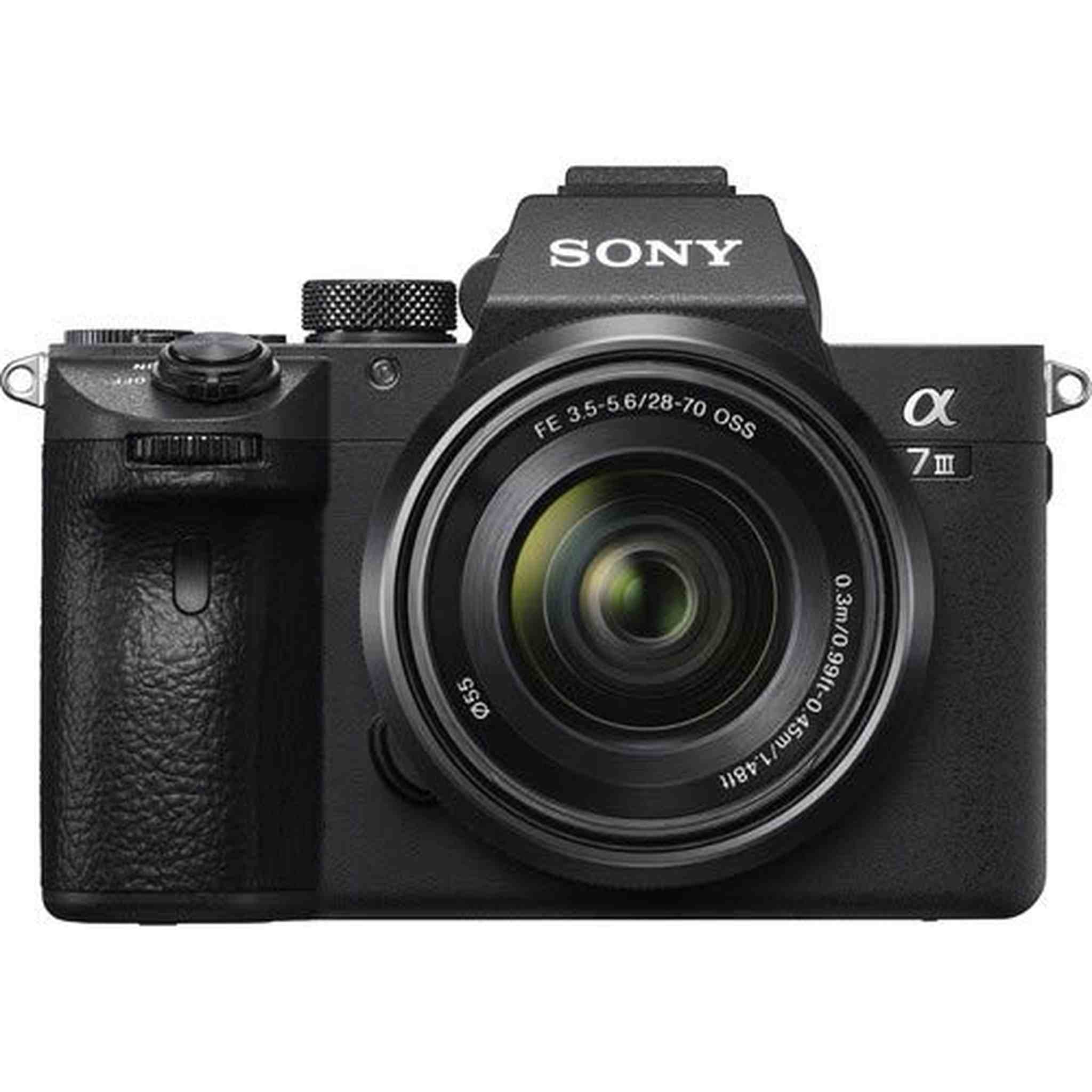 Sony Alpha a7 III Full Frame Mirrorless Digital Camera with 28-70mm Lens ILCE7M3K/B Outdoor Bundle Sony